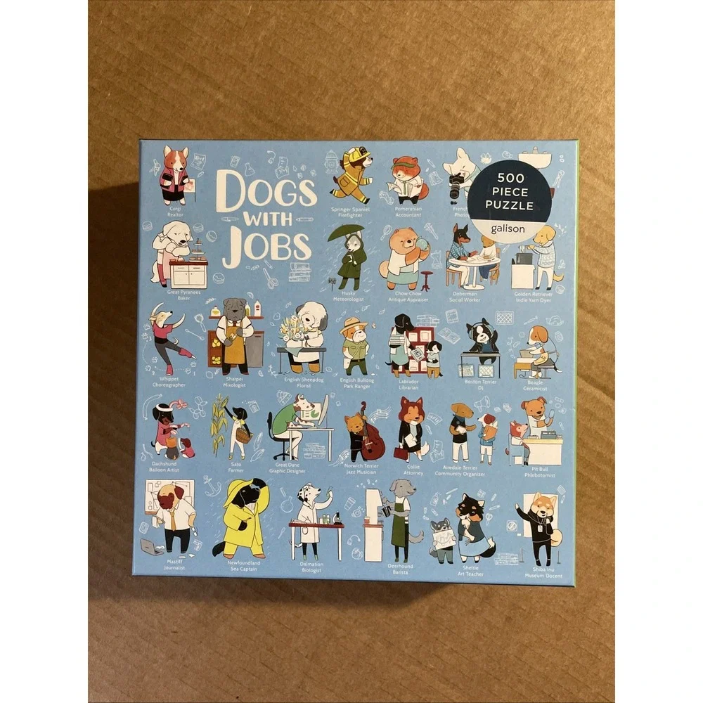 Dogs with‎ Jobs 500 piece Jigsaw Puzzle NEW SEALED